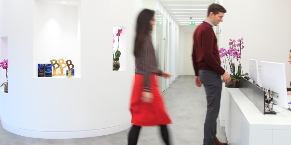 Amicus employees in the London office