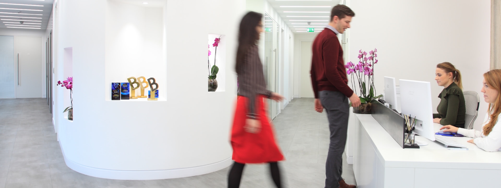 Amicus employees in the London office